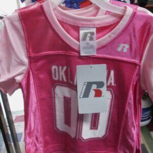 NWT 2026 LICENSED UNIVERSITY of OKLAHOMA SOONERS PINK JERSEY